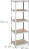 Scaffale per carichi pesanti Relaxdays, A x L x P: 180 x 60 Anteprima dell’immagine prodotto 4