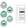 Weihnachtskugeln Glas 4cm 36 Stück - Winter Jade Produktbild-Vorschau 2