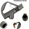 A collage of images showing a vacuum cleaner handle and its connection points. Produktbild-Vorschau