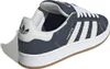 A close-up side view of a blue Adidas Campus 00s sneaker with white stripes and laces, set against a white background. Náhled obrázku produktu