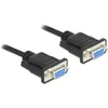 Delock Seriell Kabel RS-232 D-Sub 9 Buchse zu Buchse Produktbild-Vorschau 1