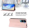 Lederhülle für Honor 90 Lite Hülle Flip Brieftasche Produktbild-Vorschau 3
