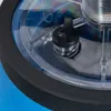 A close-up view of a black knob on a clear plastic filter pump component, with a blue background. Náhľad obrázku produktu