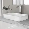DeerValley  DV-1V032 Waschbecken Weißes Rechteckiges Produktbild-Vorschau 4