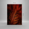 Bilder auf glas - Einteilig - Rot Blätter Palmen - 50x70cm Produktbild-Vorschau 3