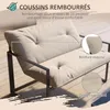 Outsunny Salon de jardin extérieur 4 pièces pour 4 Voir les images du produit 3