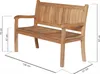 Beaufort Luxe Gartenbank 130 cm – 2-Sitzer – 100 % Produktbild-Vorschau 7