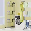 Vertikaler Etagenwäschetrockner auf Rädern Schwarz Werdano Produktbild-Vorschau 3
