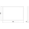 Mexen Loft lustro łazienkowe prostokątne 60 x 40 cm, rama Náhled obrázku produktu 5