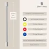 SANTRAS® Duschschlauch aus Kunststoff 1/2" in Chrom - 2,50 Produktbild-Vorschau 5