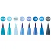 FABER-CASTELL Tuschest. Pitt Artist Pen Blues 8er Produktbild-Vorschau 8