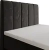 Jednolůžková boxspringová postel 120x200 MADLEN 1 - šedá Náhled obrázku produktu 4
