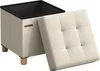 SONGMICS Sitzhocker, 37L, klappbare Sitztruhe, Produktbild-Vorschau 2