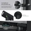Close-up details and features of a black radiator. Produktbild-Vorschau
