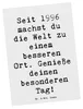 Mr. & Mrs. Panda Postkarte Spruch 1996 Geburtstag - Weiß - Produktbild-Vorschau 1