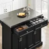 Isola da cucina SoBuy con rotelle, carrello da cucina con Anteprima dell’immagine prodotto 12