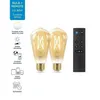WiZ Filament 50W E27 Edison Amber CT Box Doppelpack Produktbild-Vorschau 2