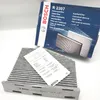 A Bosch cabin air filter and its packaging are displayed on a white background. Produktbild-Vorschau