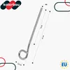 KOTARBAU® Houpací hák Šroubovací hák M8 210 mm Pozinkovaná Náhled obrázku produktu 3