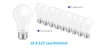 A group of LED light bulbs on a white background. Produktbild-Vorschau