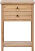 BELIANI Konsolentisch Hellbraun aus Natürlichem Holz mit 2 Produktbild-Vorschau 6
