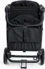 Frontalansicht des zusammengeklappten KETTLER Klappbollerwagens Compact in Schwarz, platzsparend und leicht zu verstauen. Produktbild-Vorschau