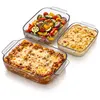 Set di 3 contenitori in vetro per forno, adatti per Anteprima dell’immagine prodotto 2