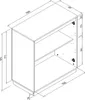 CALICOSY -  Kleine Anrichte 2 Türen L79 cm - PHOENIX Produktbild-Vorschau 11