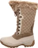 A side view of a single beige winter boot. Produktbild-Vorschau