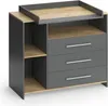 Vicco Wickelkommode Oskar, 113 x 93 cm mit 3 Schubladen, Produktbild-Vorschau 2