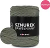 Premium Baumwollseil Khaki 5mm, 100m Rolle, 100% Recycling Produktbild-Vorschau 1