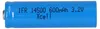 8x XCell IFR 14500 AA solární baterie LiFePO4 3,2V 600mAh Náhled obrázku produktu 4