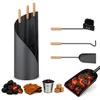 Relaxdays, juego de accesorios para chimenea, set de 4 Vista previa de la imagen del producto 1