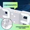 Moderne digitale 3D LED-Tisch- & Wanduhr mit Wecker, Produktbild-Vorschau 3