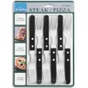 Komplet 6 widelców do steków i pizzy ze stali nierdzewnej Podgląd zdjęcia produktu 2