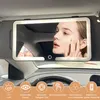 Auto-Sonnenblenden-Schminkspiegel,Schwarz mit vierseitiger Produktbild-Vorschau 6