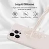 Coque silicone fine pour iPhone 14 Pro Max Silicone liquide Voir les images du produit 4