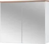 Moderne badkamerset van 80 cm breed, in glanzend wit, met Productafbeelding-voorbeeld 5