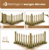 Staketenzaun 50 cm Abstand 7-9cm · 500 cm lang · Produktbild-Vorschau 6