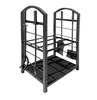 Metall Kaminholzregal 45x30x74 cm Schwarz | 5-teiliges Set Produktbild-Vorschau 5