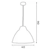 Lampada a sospensione in metallo bianco SKAL 9189 Luminex Anteprima dell’immagine prodotto 2