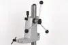 A close-up studio shot of a silver and black drill press stand. Náhľad obrázku produktu