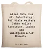 Mr. & Mrs. Panda Tote Bag Spruch 62. Geburtstag - Produktbild-Vorschau 1