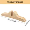 4er-Set Standfuß für Paravent, Holz-Raumteilerständer mit Produktbild-Vorschau 2