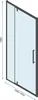 A technical drawing of a shower cabin with dimensions indicated. Podgląd zdjęcia produktu