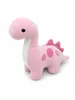 Dinosaurier Kuscheltier 30 cm Rosa Dino Plüschtier Produktbild-Vorschau 2
