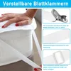 Bettlakenspanner Verstellbar, 8 Stück Elastische Spanner Produktbild-Vorschau 4