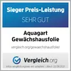 A marketing image with award information and product details. Produktbild-Vorschau