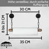 DEKAZIA® porta rotolo da cucina nero legno portarotolo da Anteprima dell’immagine prodotto 8