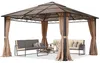 Gartenpavillon 4x4 m wasserdicht ALU Deluxe Pavillon mit 4 Produktbild-Vorschau 1